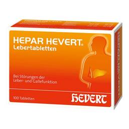 Abbildung: Hepar Hevert Lebertabletten Tabletten, 100 St PZN 13863263