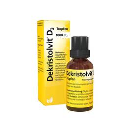 Abbildung: Dekristolvit D3 1.000 I.E. Tropfen Tropfen, 10 ml PZN 13867108