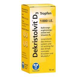 Abbildung: Dekristolvit D3 1.000 I.E. Tropfen 10 ml, Tropfen PZN 13867108