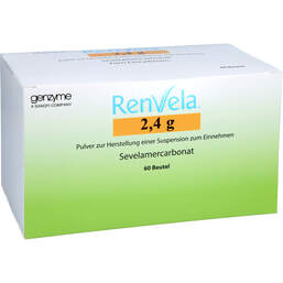 Abbildung: Renvela 2,4 g Pulver zur Herstellung einer Suspension zum Einnehmen  60 St, Pulver zur Herstellung einer Suspension zum Einnehmen PZN 13868852