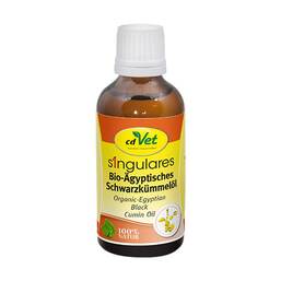 Abbildung: Singulares Bio-ägyptisches Schwarzkümmelöl vet. (für Tiere) Flüssigkeit, 100 ml PZN 13871713