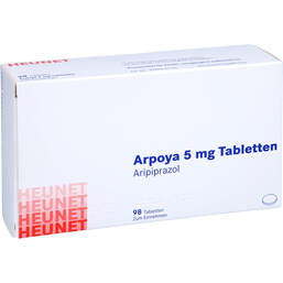 Abbildung: Arpoya 5 mg Tabletten Heunet 98 St, Tabletten PZN 13876857