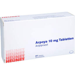 Abbildung: Arpoya 10 mg Tabletten Heunet 49 St, Tabletten PZN 13876892