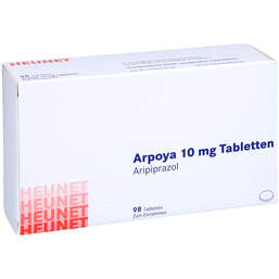 Abbildung: Arpoya 10 mg Tabletten Heunet 98 St, Tabletten PZN 13876917