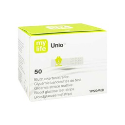 Abbildung: Mylife Unio Blutzucker Teststreifen 50 St, Teststreifen PZN 13878158