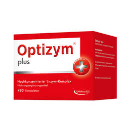 Abbildung: Optizym hochkonzentrierter Enzym-Komplex Filmtabletten Filmtabletten, 480 St PZN 13879962