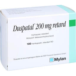 Abbildung: Duspatal 200 mg retard Kapseln 100 St, Retard-Kapseln PZN 13882869