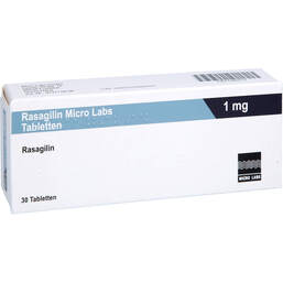 Abbildung: Rasagilin Micro Labs 1 mg Tabletten 30 St, Tabletten PZN 13893519