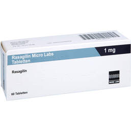 Abbildung: Rasagilin Micro Labs 1 mg Tabletten 60 St, Tabletten PZN 13893525