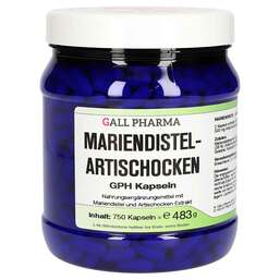 Abbildung: Mariendistel Artischocken GPH Kapseln Kapseln, 750 St PZN 13894648