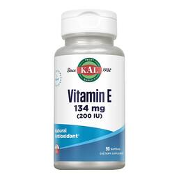Abbildung: Vitamin E 200 I.E. Weichkapseln 90 St, Weichkapseln PZN 13895027