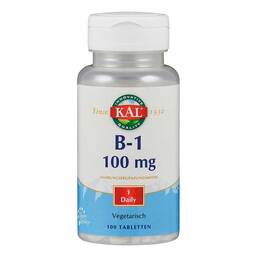 Abbildung: Vitamin B1 Thiamin 100 mg Tabletten 100 St, Tabletten PZN 13895079