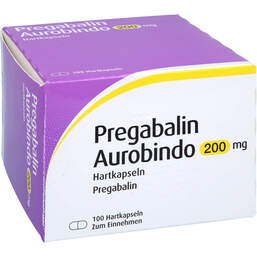 Abbildung: Pregabalin Aurobindo 200 mg Hartkapseln 100 St, Hartkapseln PZN 13897115