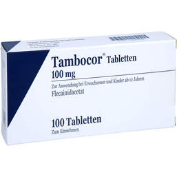 Abbildung: Tambocor Tabletten 100 St, Tabletten PZN 13899798