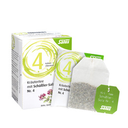 Abbildung: Kräutertee mit Schüssler-Salz Nr.4 Salus Fbeutel Filterbeutel, 15 St PZN 13904393