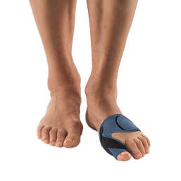 Abbildung: Bort Generation Hallux-Valgus Schiene li.Größe 1 blau 1 St, Bandage PZN 13911795