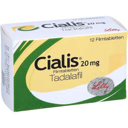 Abbildung: Cialis 20 mg Filmtabletten 12 St, Filmtabletten PZN 13918627