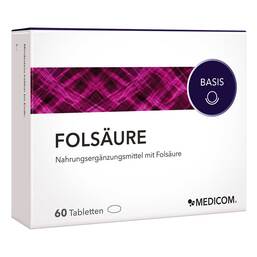 Abbildung: Folsäure Tabletten 60 St, Tabletten PZN 13919288