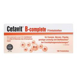 Abbildung: Cefavit B-complete Filmtabletten Filmtabletten, 100 St PZN 13928838