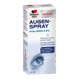 Abbildung: Doppelherz® Augen-Spray Hyaluron 0,3% system 10 ml, Flüssigkeit PZN 13946196