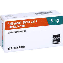 Abbildung: Solifenacin Micro Labs 5 mg Filmtabletten 50 St, Filmtabletten PZN 13965118