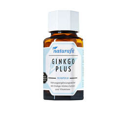 Abbildung: Naturafit Ginkgo Plus Kapseln 90 St, Kapseln PZN 13967844