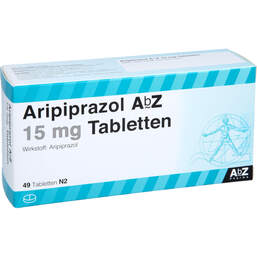 Abbildung: Aripiprazol AbZ 15 mg Tabletten 49 St, Tabletten PZN 13982128