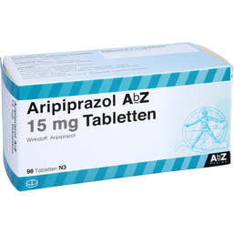 Abbildung: Aripiprazol AbZ 15 mg Tabletten 98 St, Tabletten PZN 13982134