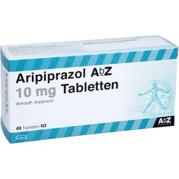 Abbildung: Aripiprazol AbZ 10 mg Tabletten 49 St, Tabletten PZN 13982192