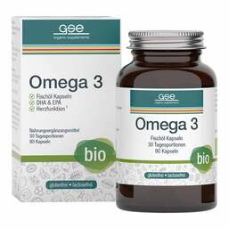 Abbildung: Bio Omega 3 Fischöl Kapseln Kapseln, 90 St PZN 13982269