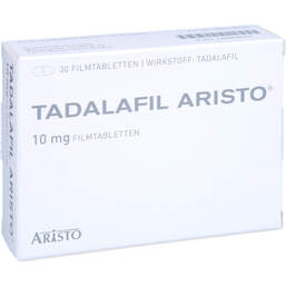 Abbildung: Tadalafil Aristo 10 mg Filmtabletten 30 St, Filmtabletten PZN 13985670