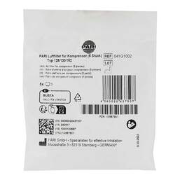 Abbildung: Pari Filtereinsatz Typ 130 / 152 / 128 5 St, Beutel PZN 13987901