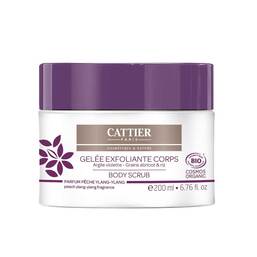 Abbildung: Cattier Körper Peeling lila Heilerde Body Scrub Körperpflege, 200 ml PZN 13989426