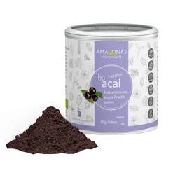 Abbildung: Acai 100% Bio Pulver ohne Trägerstoffe Pulver, 80 g PZN 14004059