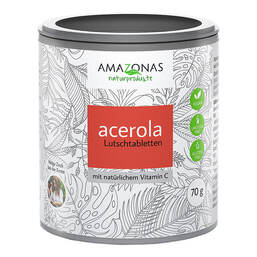 Abbildung: Acerola Lutschtabletten ohne Zuckerzusatz Lutschtabletten, 70 g PZN 14004065
