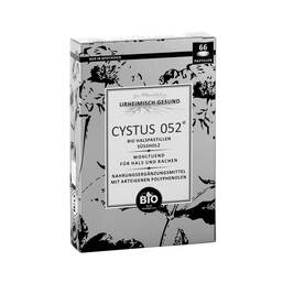 Abbildung: Cystus 052 Bio Halspastillen Süßholz 32 g, Pastillen PZN 14004881