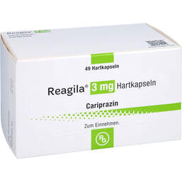 Abbildung: Reagila 3 mg Hartkapseln 49 St, Hartkapseln PZN 14016536