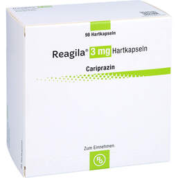 Abbildung: Reagila 3 mg Hartkapseln 98 St, Hartkapseln PZN 14016542