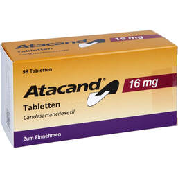 Abbildung: Atacand 16 mg Tabletten 98 St, Tabletten PZN 14022620