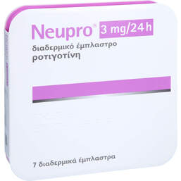 Abbildung: Neupro 3 mg / 24 h transdermale Pflaster 7 St, Pflaster transdermal PZN 14024033