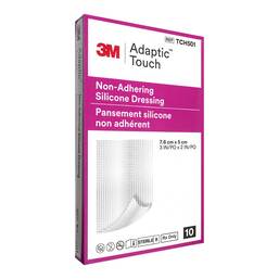 Abbildung: Adaptic Touch 5x7,6 cm nichthaft.Sil.Wundauflage 10 St, Wundgaze PZN 14032268