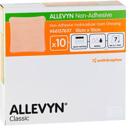 Abbildung: Allevyn non Adhesive 10x10 cm Wundverband 10 St, Verband PZN 14032297