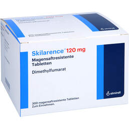 Abbildung: Skilarence 120 mg magensaftresistente Tabletten 300 St, Tabletten magensaftresistent PZN 14036148