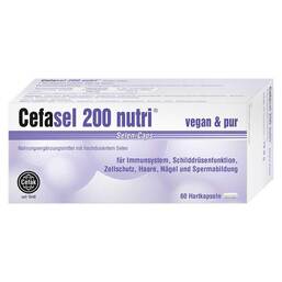 Abbildung: Cefasel 200 nutri Selen-Caps 60 St, Hartkapseln PZN 14039448