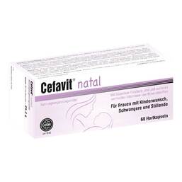 Abbildung: Cefavit natal Hartkapseln Hartkapseln, 60 St PZN 14039477