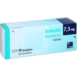 Abbildung: Ivabalan 7,5 mg Filmtabletten 98 St, Filmtabletten PZN 14041149