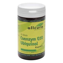 Abbildung: Coenzym Q10 Ubiquinol 100 mg Kapseln 75 St, Kapseln PZN 14045064