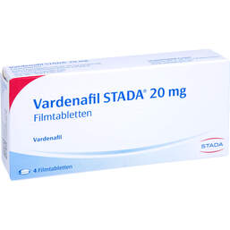 Abbildung: Vardenafil STADA 20 mg Filmtabletten 4 St, Filmtabletten PZN 14053721