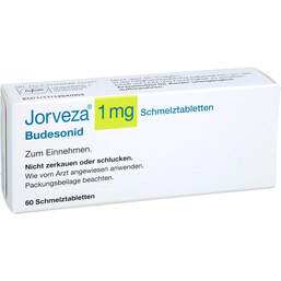 Abbildung: Jorveza 1 mg Schmelztabletten 60 St, Schmelztabletten PZN 14055424