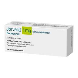 Abbildung: Jorveza 1 mg Schmelztabletten 100 St, Schmelztabletten PZN 14055453